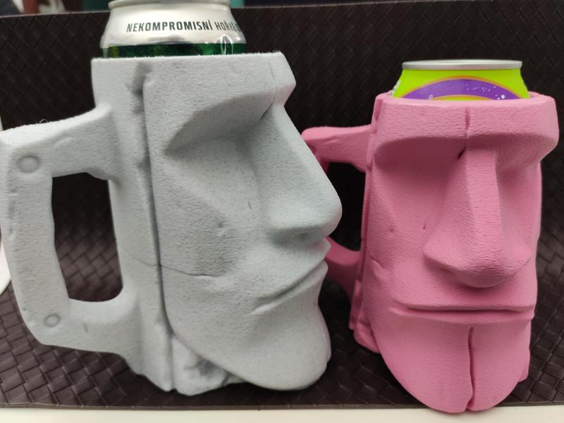 Moai Can Holder (0.5L + 12oz Cans) - Beer mug