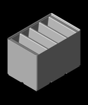 Gridfinity 4x rectangular object holder