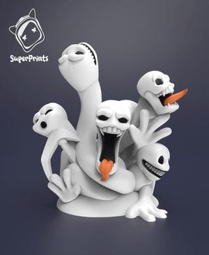 False Hydra - Easy Multicolor FDM RPG Minis (No supports)