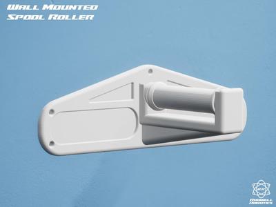 Wall Mounted Filament Spool Holder / Roller