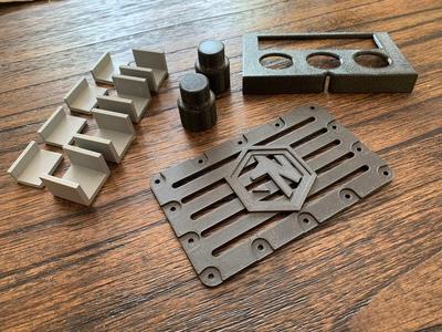 Compact Dust Collection Workbench - Printed Parts