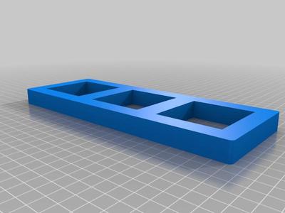 Gira Standard 55 15mm riser tripple