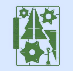 Christmas tree kit card - fast print