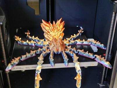 Flexi crystal spider