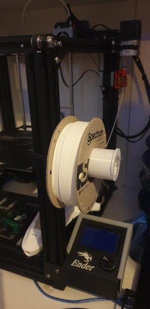 Spool holder for 20 mm alu profile