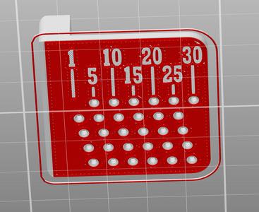 Customizable Incremental Marking Gauge