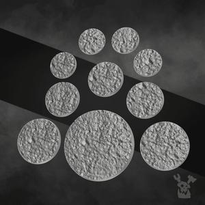 Decorative bases "War field" Set