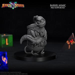Barrel Mimic Variant Miniature - pre-supported