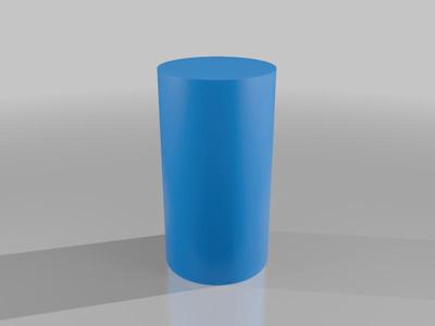 2 in tall x 1 in diameter cylinder