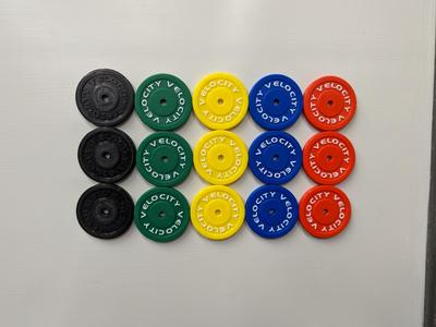 Weight Plate Fridge Magnet