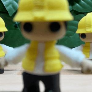 3D Printable Flexi Construction Worker