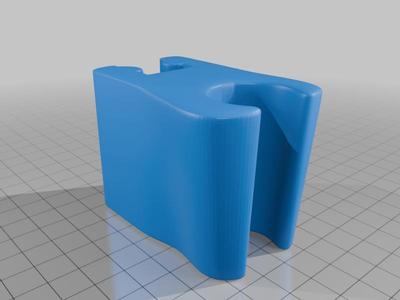 Shower Square Rail Handle Holder 7.0