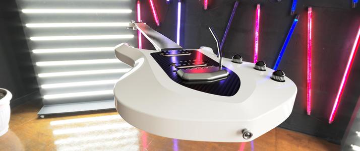 Majesty 6 replica of Petrucci's model with real neck profile