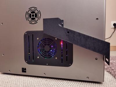 Qidi Plus 4 Rear Cover with various fan sizes