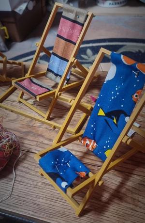 Deck Chair print in place