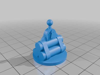 Remote/Time Bomb Game Piece