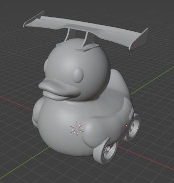 race car duck