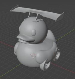 race car duck