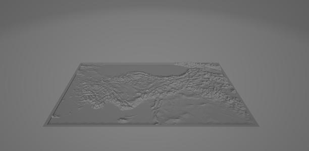 3D Turkey Map