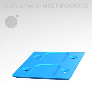 2x2 - Internal Grid - Simple Drawer Stacking Plate