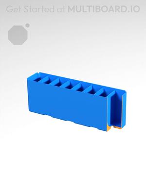 4x1x1.5 - Curved - Double Divided Bin - Multibin Insert