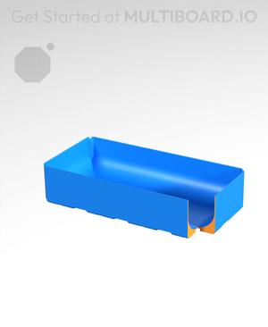 4x2x1 - Full Curved Bin - Multibin Insert