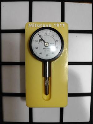 Gridfinity holder for Mitutoyo 1911 dial indicator