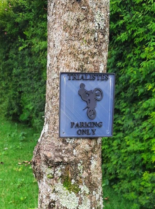Trial parking sign