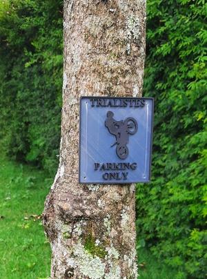 Trial parking sign