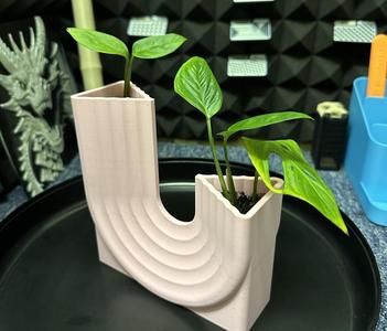 Vase (Drainage holes added for plant.)