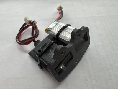 LapMonitor + LiPo battery mount for Traxxas Slash
