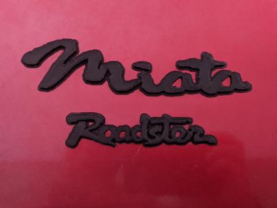 Ink mazda miata roadster emblem badges