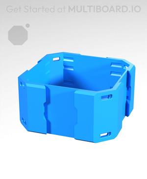 1x1x0.5 - Shell Center - Multibin Shell Ring