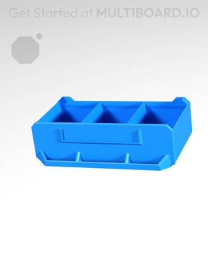 3x1x1.5-Deep - Grid Divided - Multibin Simple Drawer
