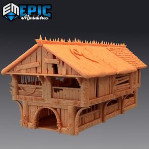 Barbarian Hall / Norse Building / Nordic Tribe / Viking Village