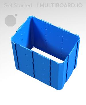3x2x2.5 - Full Multipoint Rail - Standard Click-In Multibin Shell Extension
