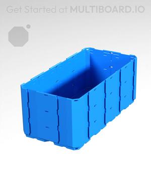 2x4x1.5 - Full Multipoint Rail - Multibin Shell