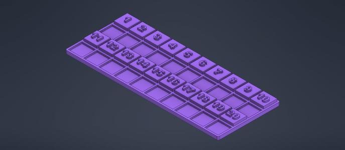 Tabla para aprender a sumar