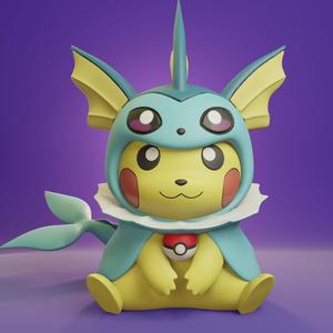 Cosplay Pikachu - Vaporeon