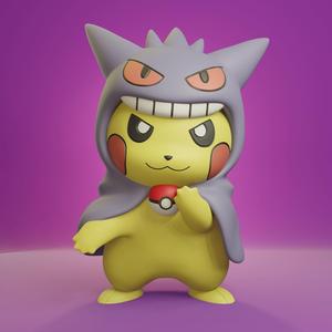 Cosplay Pikachu - Gengar