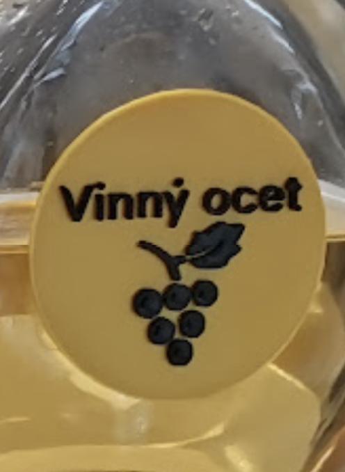Cedulka pro vinný ocet