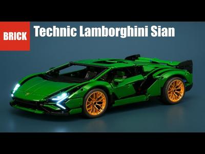 Brick Technic Lamborghini Sian Set