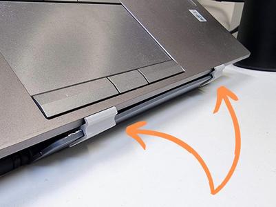 StarTech laptop stand large laptop extension clips