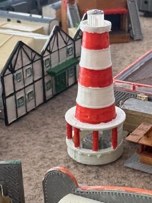 Funfair - food stall 2 (lighthouse) (z-scale)