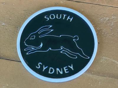Coaster South Sydney Rabbitohs Beer Mat
