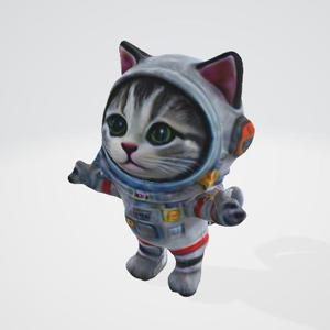 Cutest Kitten Astronaut (2 variations)