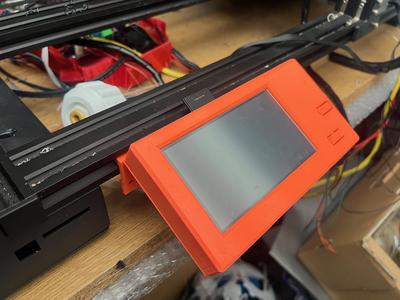 PanelDue 4.3 mount for printer frame