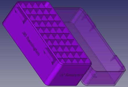 .30 Remington, Double Spring Latch, PIP Hinge Modular Ammo Box