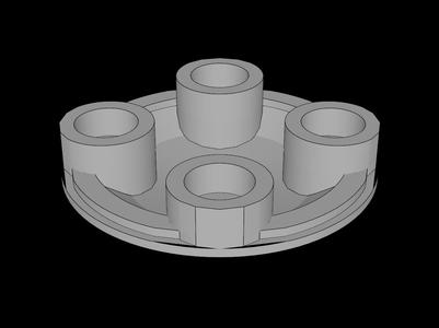 Lego Compatible (2654a.dat) Dish  2 x  2 with Rim