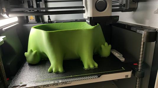 Fred the Frog but a large magnetic container